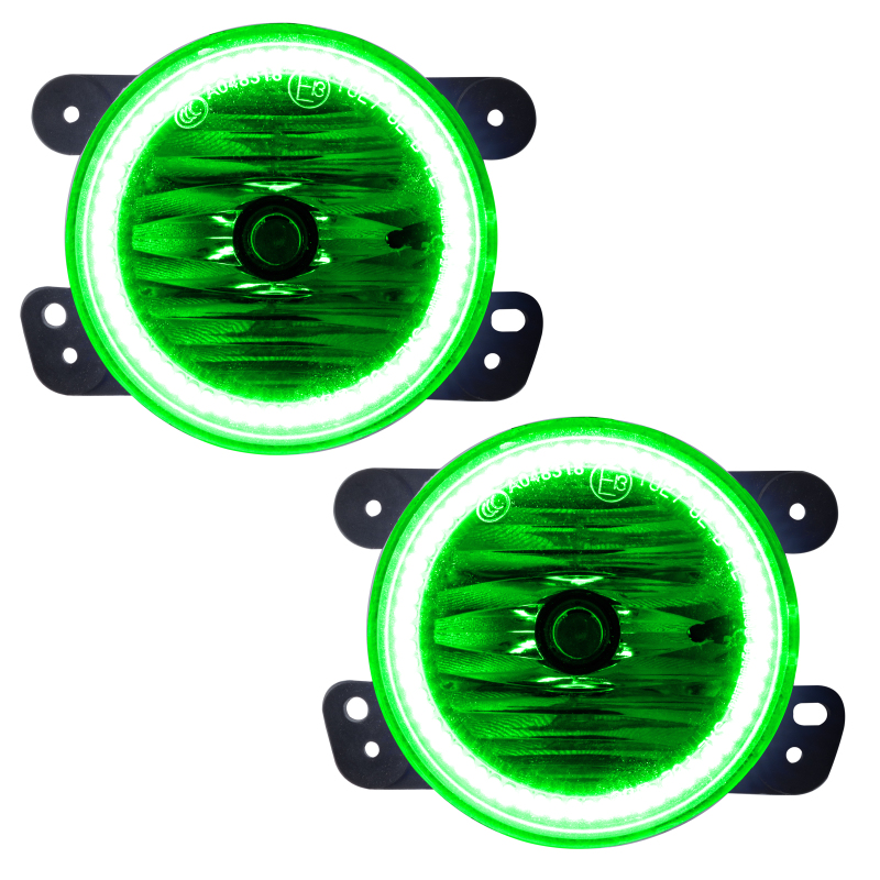 Oracle Lighting 11-13 Jeep Grand Cherokee Pre-Assembled LED Halo Fog Lights -Green - 7742-004