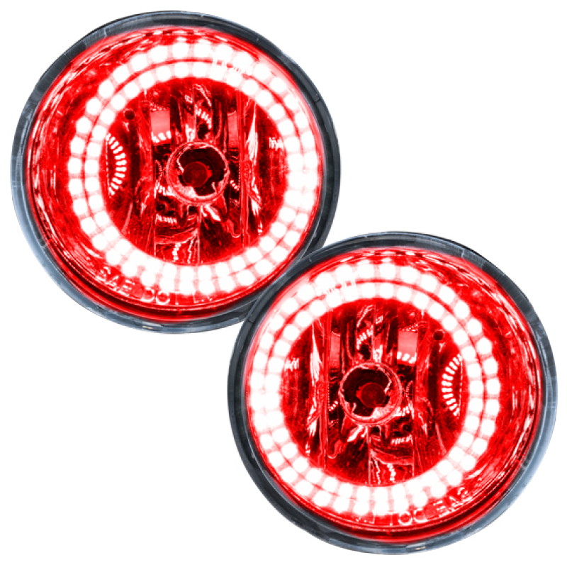 Oracle Lighting 04-07 Nissan Armada Pre-Assembled LED Halo Fog Lights -Red - 8176-003