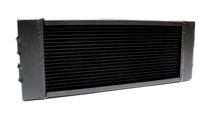 Rywire Tucked Flipable 24x9 (Small) Radiator (Matte Black Finish) - RY-RADIATOR-CUSTOM-BLK