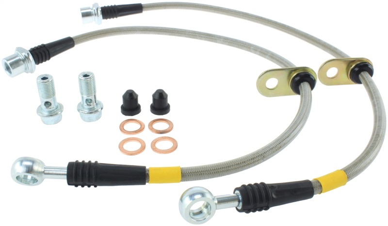 StopTech 04-06 Scion xB Stainless Steel Front Brake Lines - 950.44011