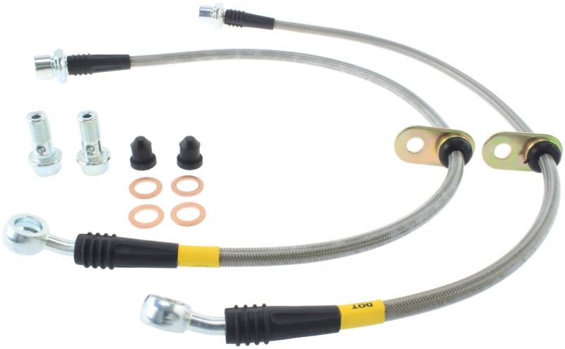 StopTech 97-01 Toyota Camry Stainless Steel Front Brake Lines - 950.44021