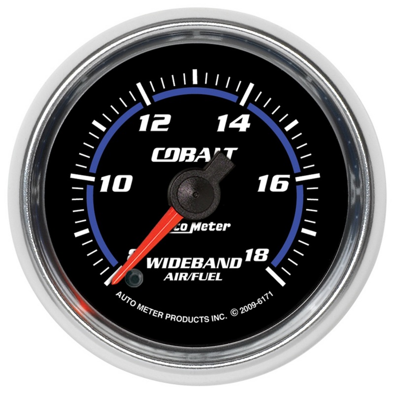 Autometer Cobalt 52mm Wideband Analog Air/Fuel Ratio Gauge - 6171