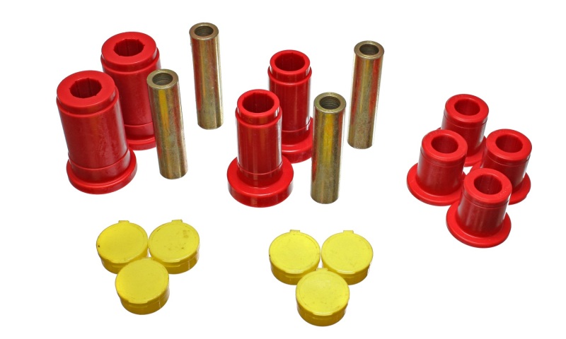 Energy Suspension 02-05 Dodge Ram 1500 2WD Red Front Control Arm Bushing Set - 5.3137R