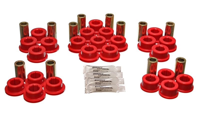 Energy Suspension 87-92 Toyota Supra Red Rear Control Arm Bushing Set - 8.3127R