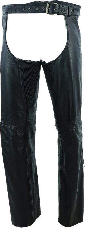 River Road Plains Leather Chaps Black - Small - 094418