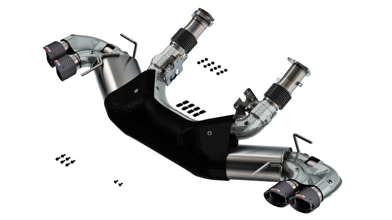 Borla 20-24 Chevy Corvette 6.2L V8 AT w/o NPP 3in S-Type Catback Exhaust - Carbon Fiber Tips - 140840CF