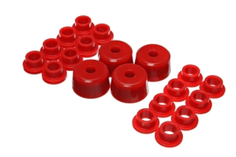 Energy Suspension Polaris Shock Bushing Upgrade Kit - Red - 70.7001R