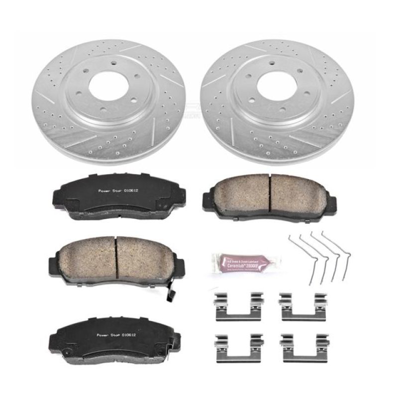 Power Stop 12-15 Nissan Armada Front Z23 Evolution Sport Brake Kit - K5821
