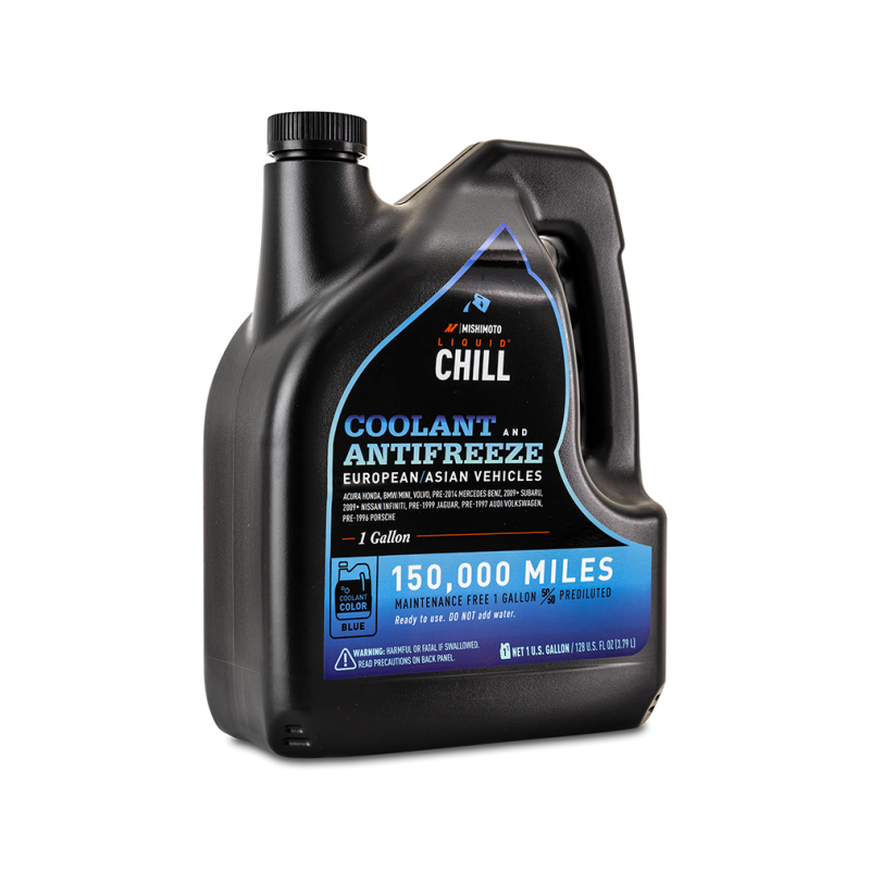 Mishimoto Liquid Chill EG Coolant, European/Asian Vehicles, Blue - MMRA-LC-EG-BL