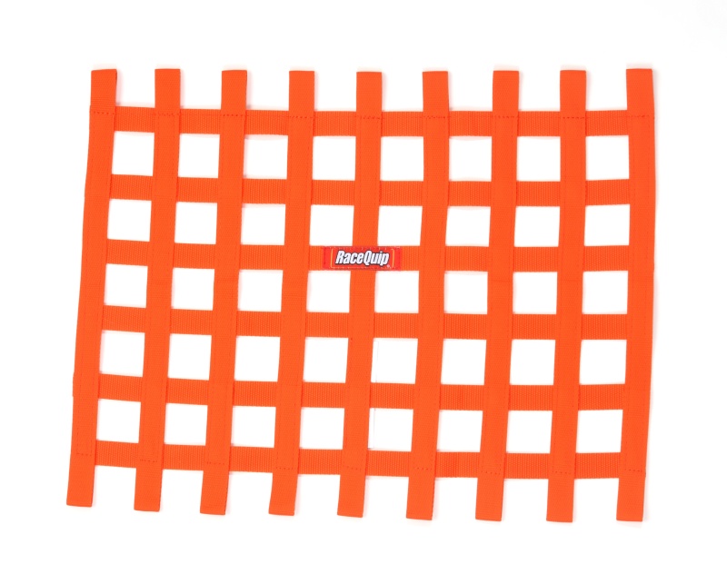 RaceQuip Orange Ribbon Window Net - 721045