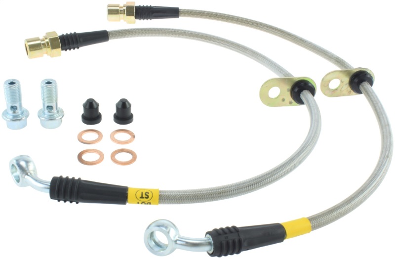 StopTech 10+ Camaro SS V8 Stainless Steel Front Brake Lines - 950.62012
