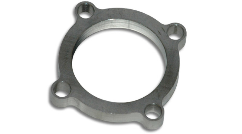 Vibrant GT series / T3 Discharge Flange (4 Bolt) with 2.5in Inlet ID Mild Steel 1/2in Thick - 14390