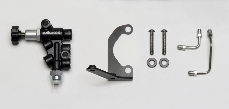 Wilwood Tandem Master Cylinder Mounting Bracket L/H Kit w/ Prop Valve - 260-13190