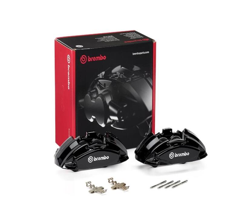 Brembo OE 2020 Mercedes-Benz E53 AMG/E63 AMG S/17 E300 Hydraulic Front X-Style Brake Calipers - Blk - FALD22