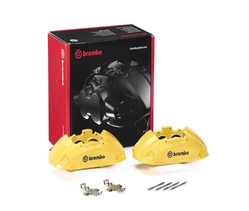 Brembo OE 2020 Mercedes-Benz E53 AMG/E63 AMG S Hydraulic Front X-Style Brake Calipers - Yellow - FALH22