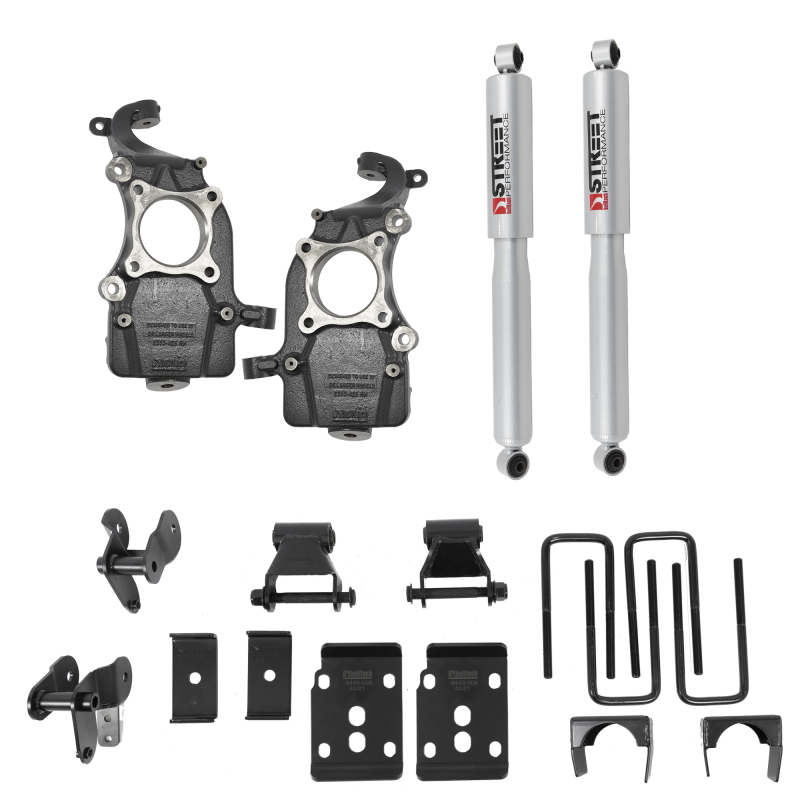 Belltech 2021+ Ford F-150 2WD Lowering Kit w/ Street Performance Shocks - 1052SP