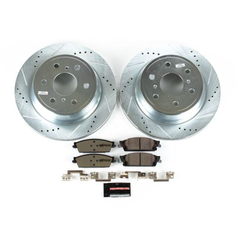 Power Stop 15-19 Cadillac Escalade Rear Z36 Truck & Tow Brake Kit - K6562-36