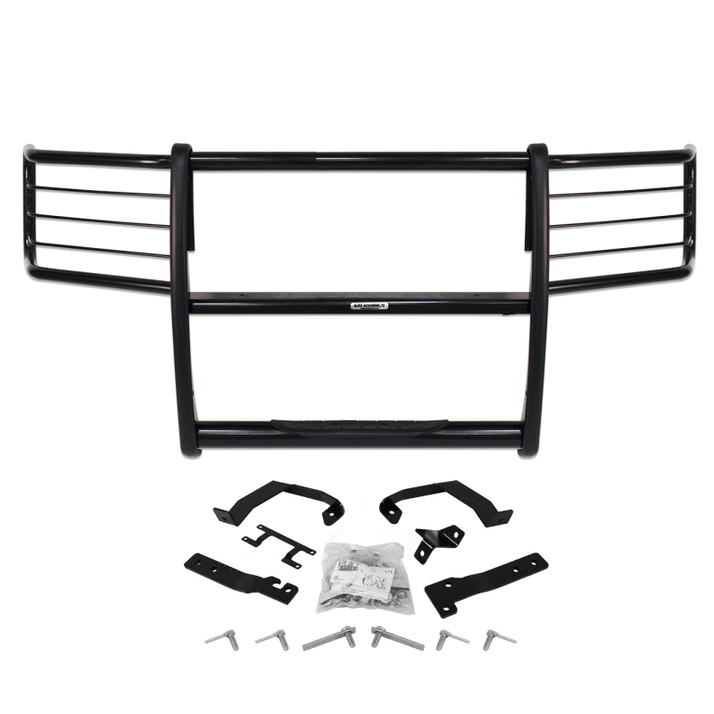 Go Rhino 08-10 Ford F-250/350 Super Duty 3000 Series StepGuard Center Grille + Brush Guards - Blk - 3369MB