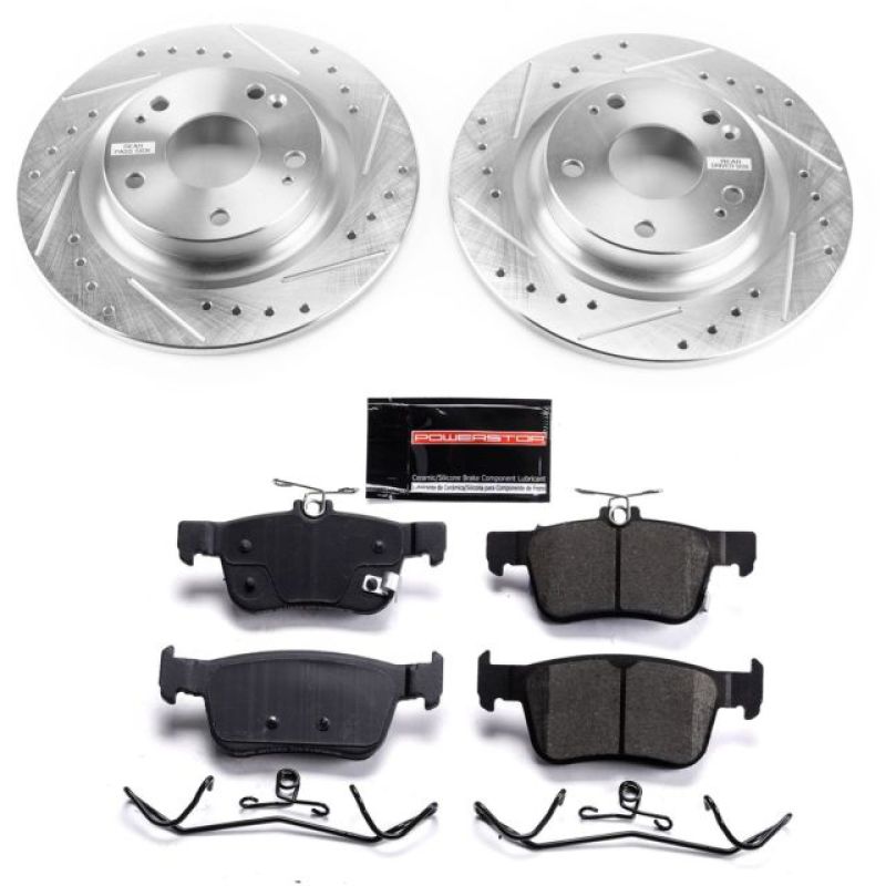 Power Stop 17-19 Honda Civic Rear Z23 Evolution Sport Brake Kit - K7934