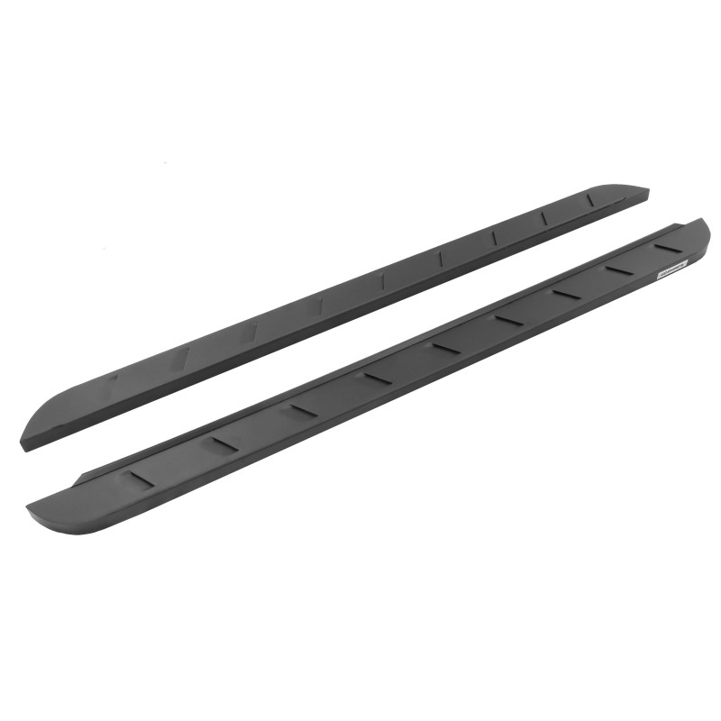 Go Rhino RB10 Slim Running Boards 57in. Cab Length - Bedliner Coating (No Drill/Mounting Brkt Req.) - 630057ST