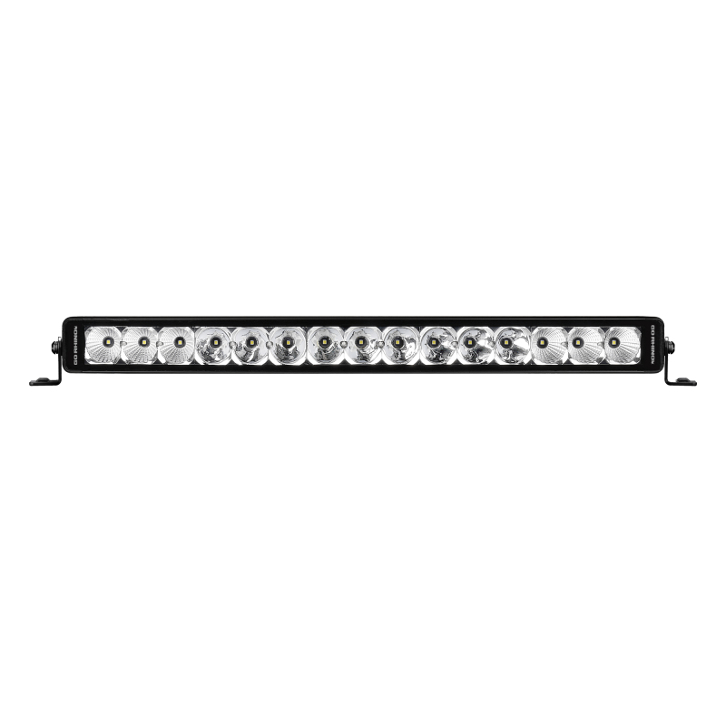 Go Rhino Xplor Bright Series Sgl Row LED Light Bar (Side/Track Mount) 20.5in. - Blk - 750152013CSS