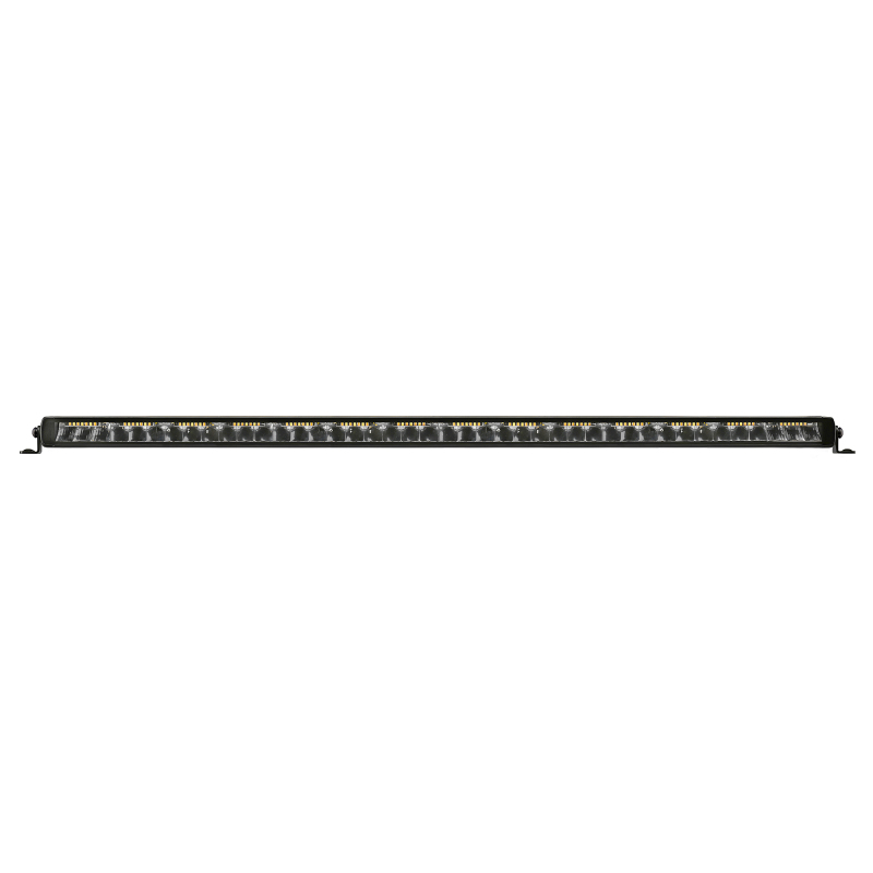 Go Rhino Xplor Blackout Combo Series Sgl Row LED Light Bar w/Amber (Side/Track Mount) 39.5in. - Blk - 754004012CSS