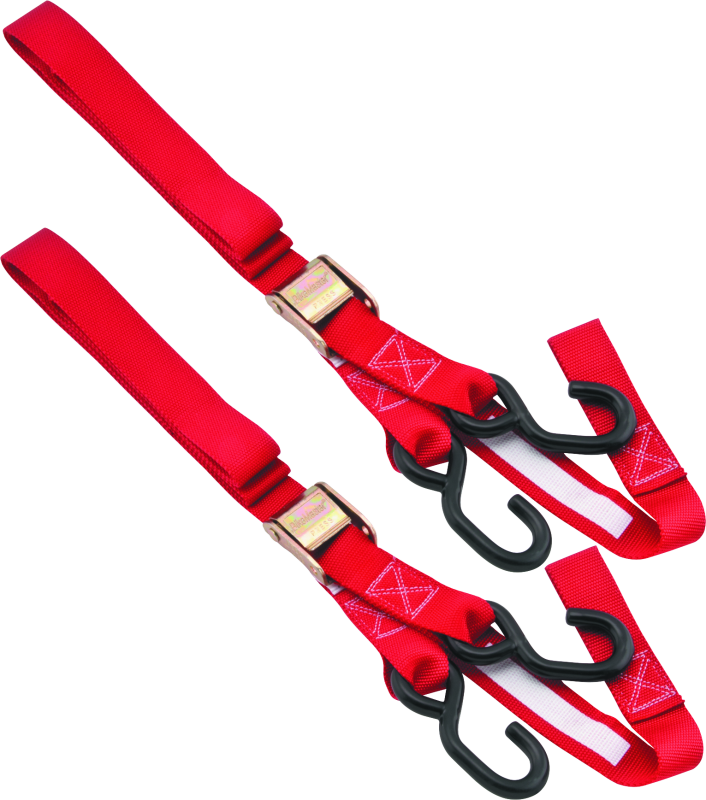 BikeMaster Tiedown 1-1/2 Integrated Softhook - Red - 100516