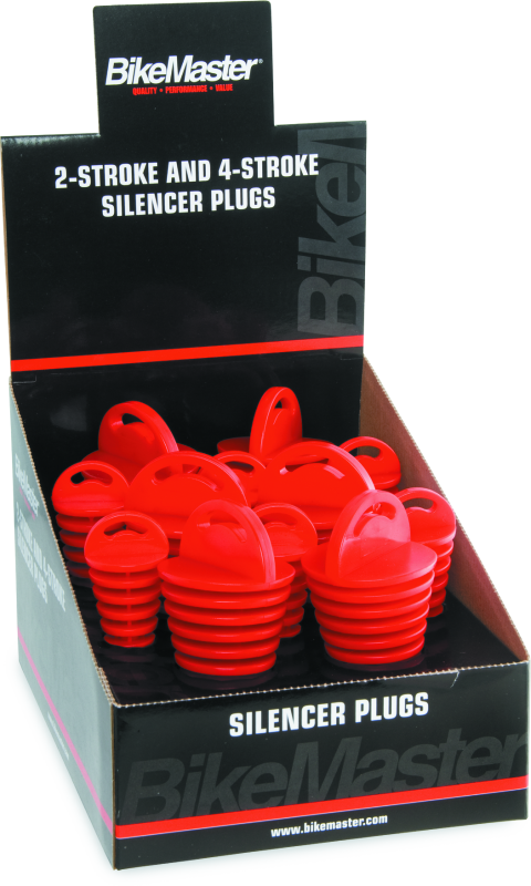 BikeMaster Exhaust Plug Display - 12pc. - 151686