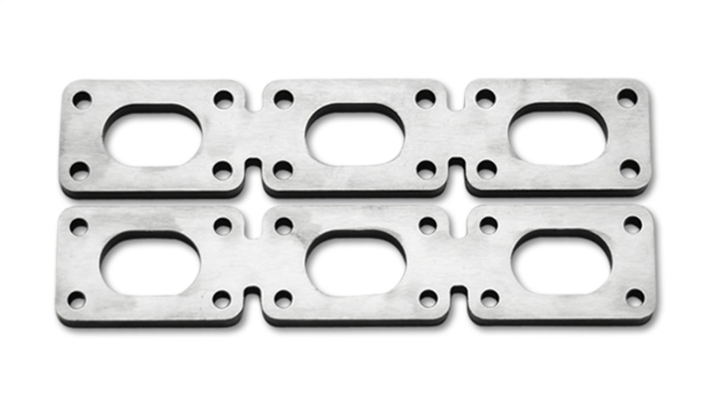 Vibrant Mild Steel Exh Manifold Flange for BMW E36/E46 platform motors (sold in pairs) 1/2in Thick - 14636