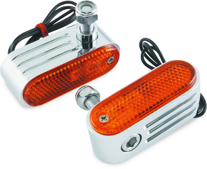 BikeMaster Marker/Side Lights 5/16in Mount Single Bulb Amber - 410651
