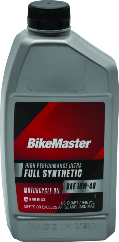BikeMaster 10W40 Full Synthetic Oil - Quart - 532322