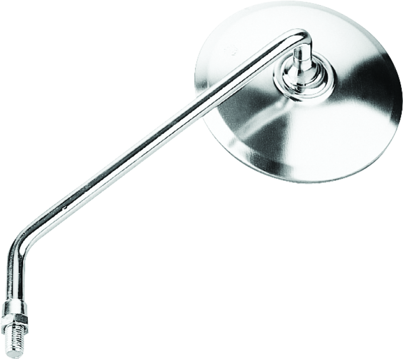 BikeMaster Round Mirror 10mm Right - Stainless - 600070