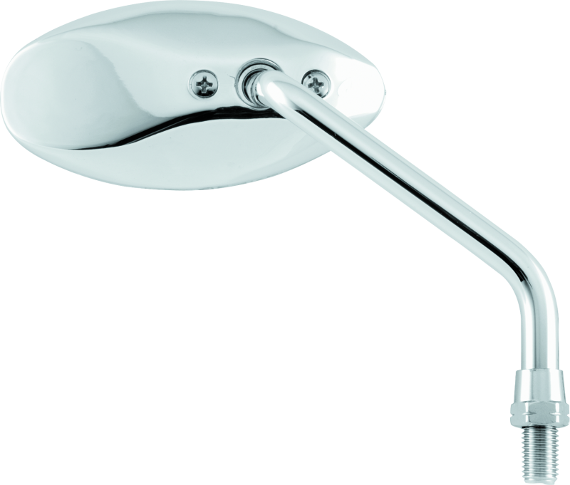BikeMaster Small Teardrop Mirror Yamaha 10mm - Pair - Chrome - 600254