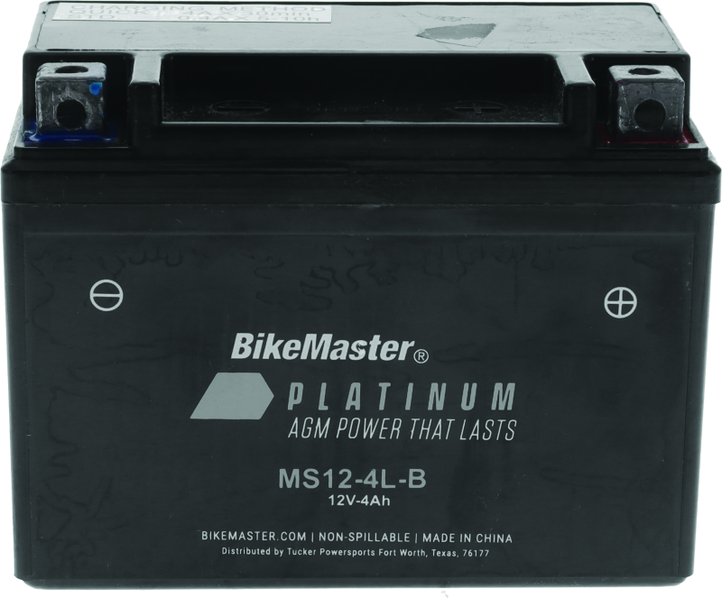 BikeMaster AGM Battery - MS12-4L-B - 780730