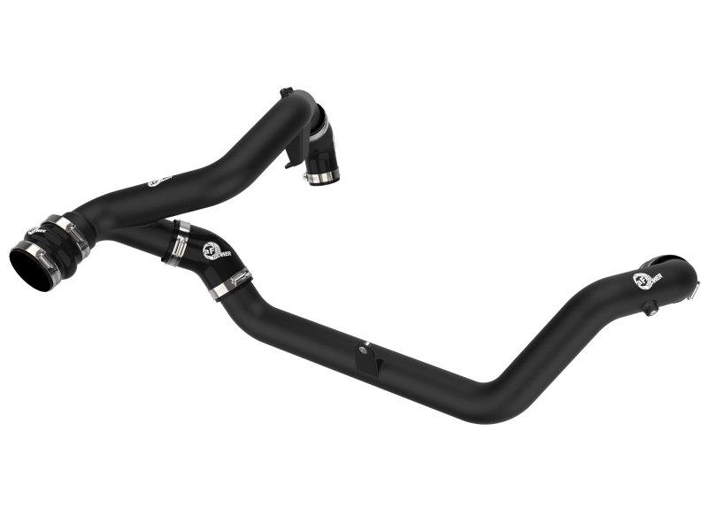 aFe BladeRunner 2 1/4in Intercooler Hot Side Charge Pipe 22-23 Ford Explorer V6-3.0L (tt) - Black - 46-20678-B