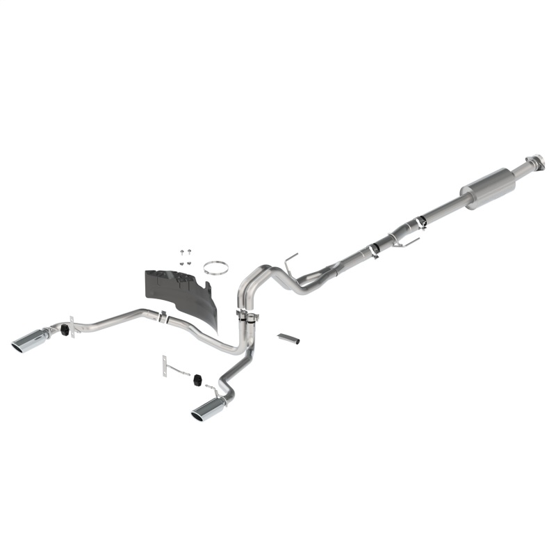 Ford Racing 21-24 F-150 Extreme Rear Exit Exhaust - Chrome Tips - M-5200-FECR