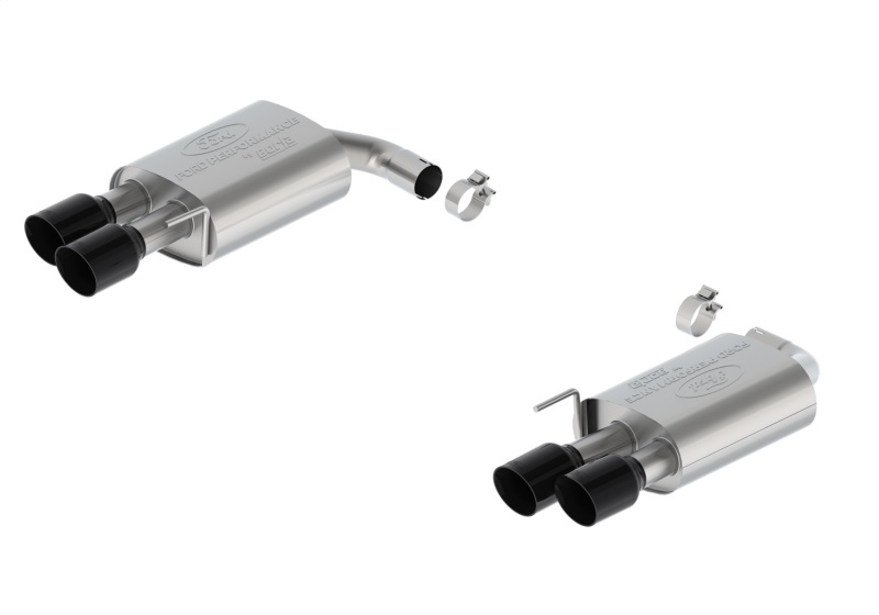 Ford Racing 2024 Mustang 2.3L Touring Non-Active Axle-Back w/GT Valance - Black Tip - M-5230-M2TBV