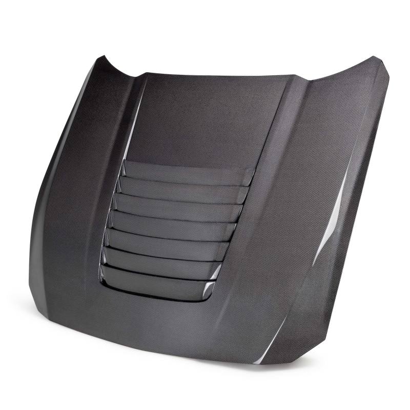 Anderson Composites 2024 Ford Mustang S650 Double-Sided Carbon Fiber Hood - AC-HD24FDMU-GT5-DS