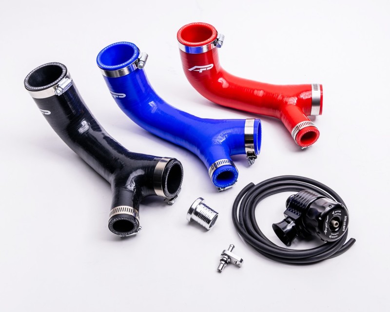 Agency Power Can-Am Maverick X3 Turbo Adjustable Blow Off Valve w/Silicone Hose Kit - Black - AP-BRP-X3-150BK