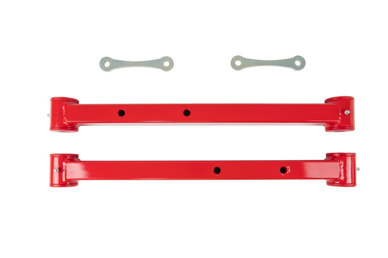 UMI 91-96 GM B-Body Boxed Extended Length Lower Control Arms - Red - 3621-R