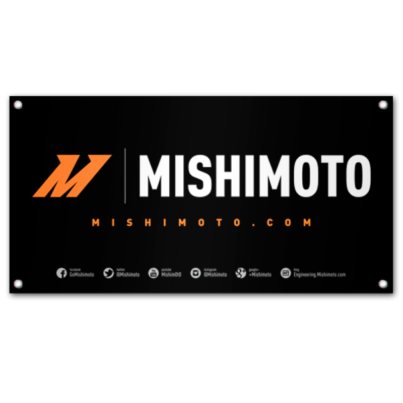 Mishimoto Promotional Large Vinyl Banner 45x87.5 inches - MMPROMO-BANNER-15LG