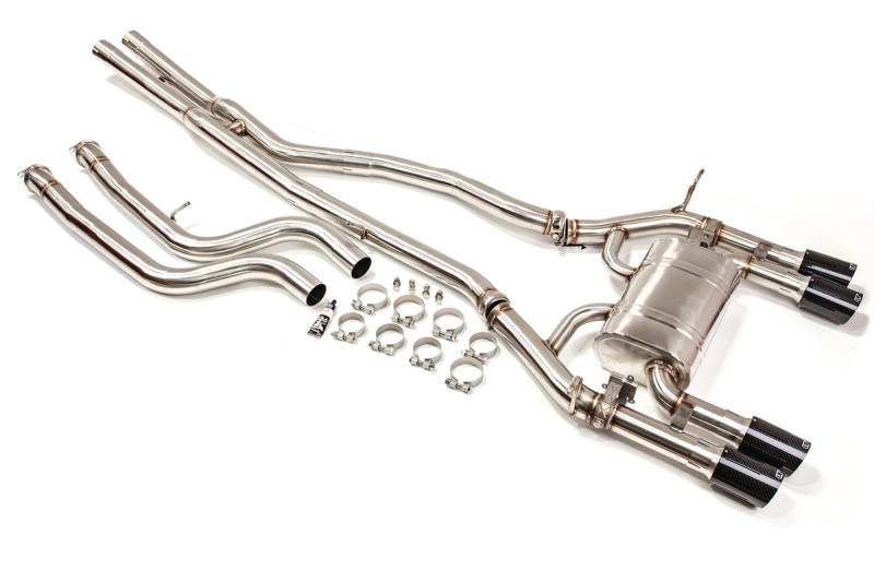VR Performance BMW M3/M4 F8x Stainless Valvetronic Exhaust System with Carbon Tips - VR-F80M-170S