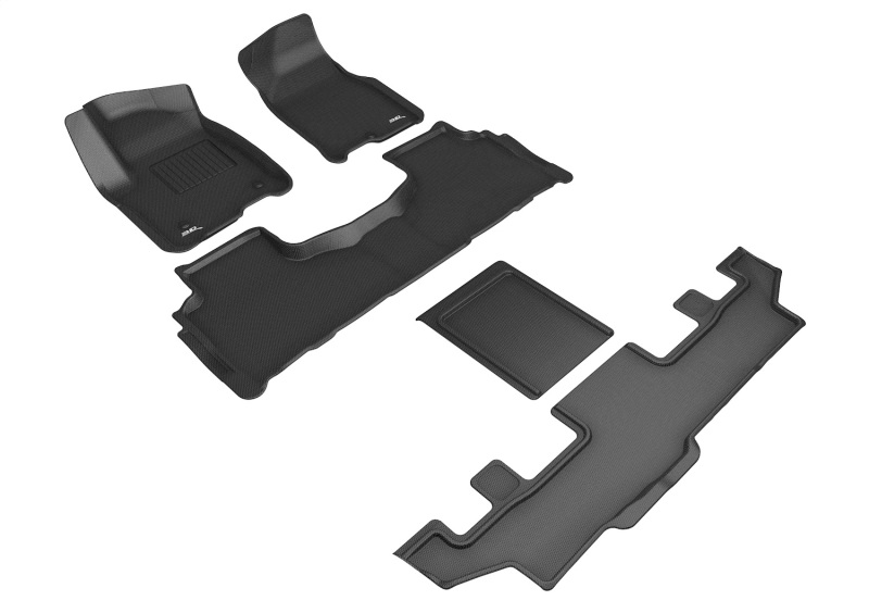 3D Maxpider 21-24 GMC Yukon Xl 7-Seat Kagu Black R1 R2 R3 - L1GM02901509