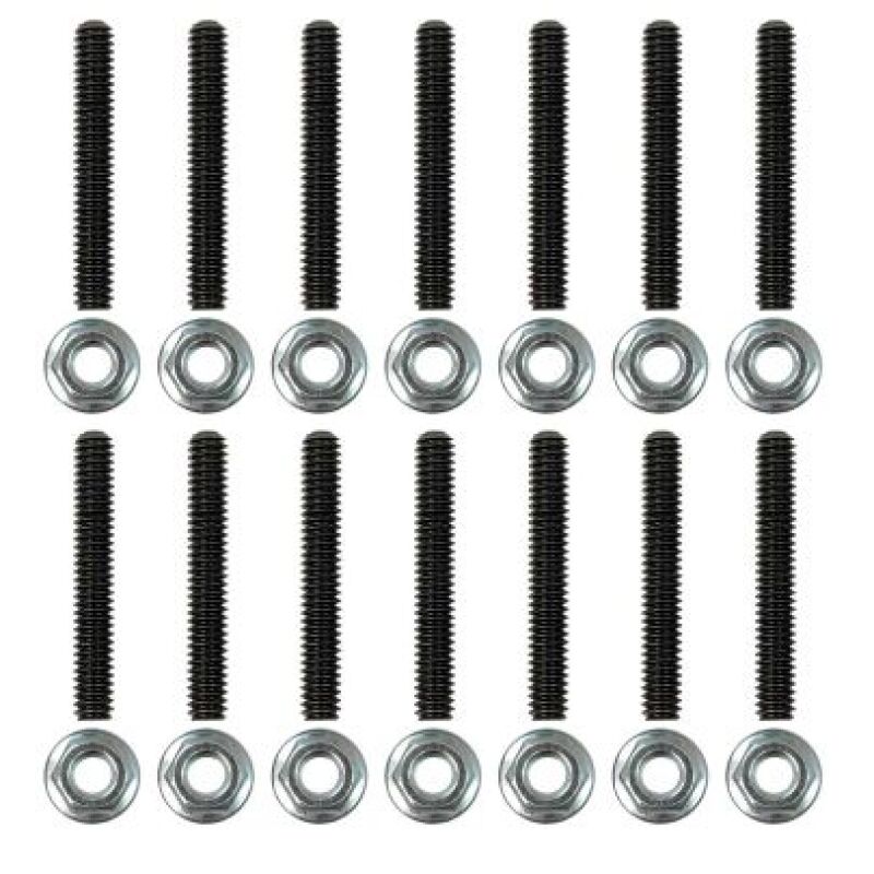 Moroso Chevrolet Big Block Fabricated Valve Covers Broached Stud Kit (Non-Serrated Flange Nuts) - 38824