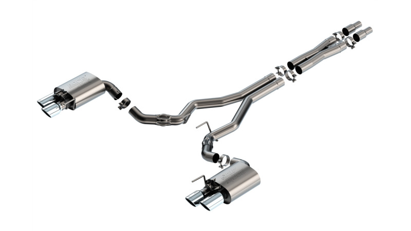 Borla 2024 Ford Mustang GT 5.0L V8 w/ Active Exhaust ATAK Cat-Back Exhaust System - 140963