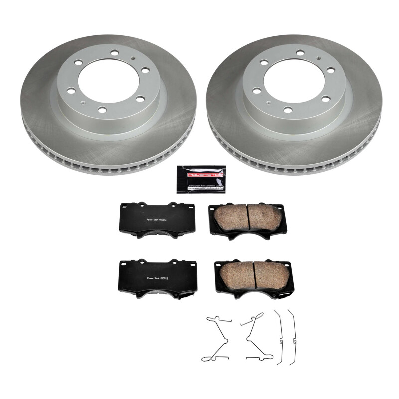 Power Stop 05-22 Toyota Tacoma Front Semi-Coated Rotor Kit - SC137 Power Stop 05-22 Toyota Tacoma Front Semi-Coated Rotor Kit - SC137