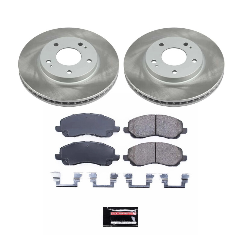 Power Stop 03-04 Mitsubishi Outlander Front Semi-Coated Rotor Kit - SC1678