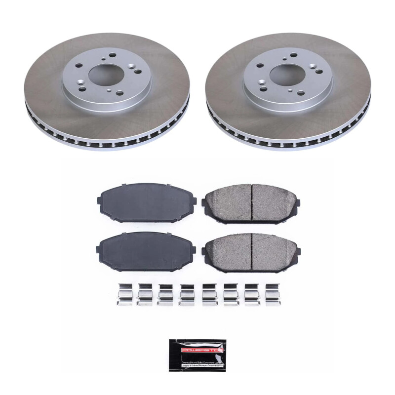 Power Stop 99-04 Honda Odyssey Front Semi-Coated Rotor Kit - SC2299