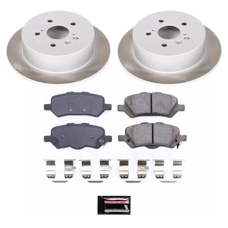 Power Stop 09-16 Toyota Venza Rear Semi-Coated Rotor Kit - SC5867
