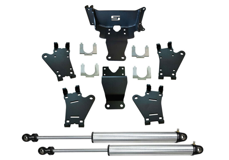 Superlift 17-24 Ford F450/F550 Super Duty 4WD Dual Steering Stabilizer Kit w/Radflo Cylinders - 92765